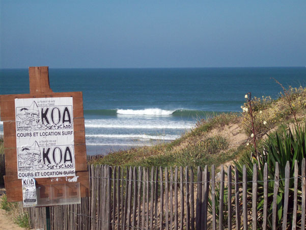 école de surf Koa La Tranche sur mer