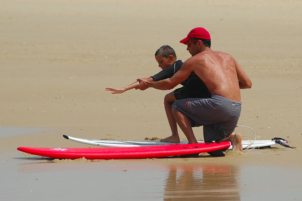 école de surf Max respect Saint Girons - Contis