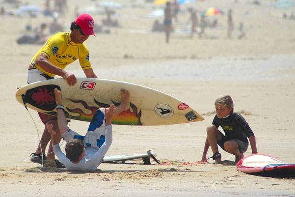 école de surf Max respect Saint Girons - Contis